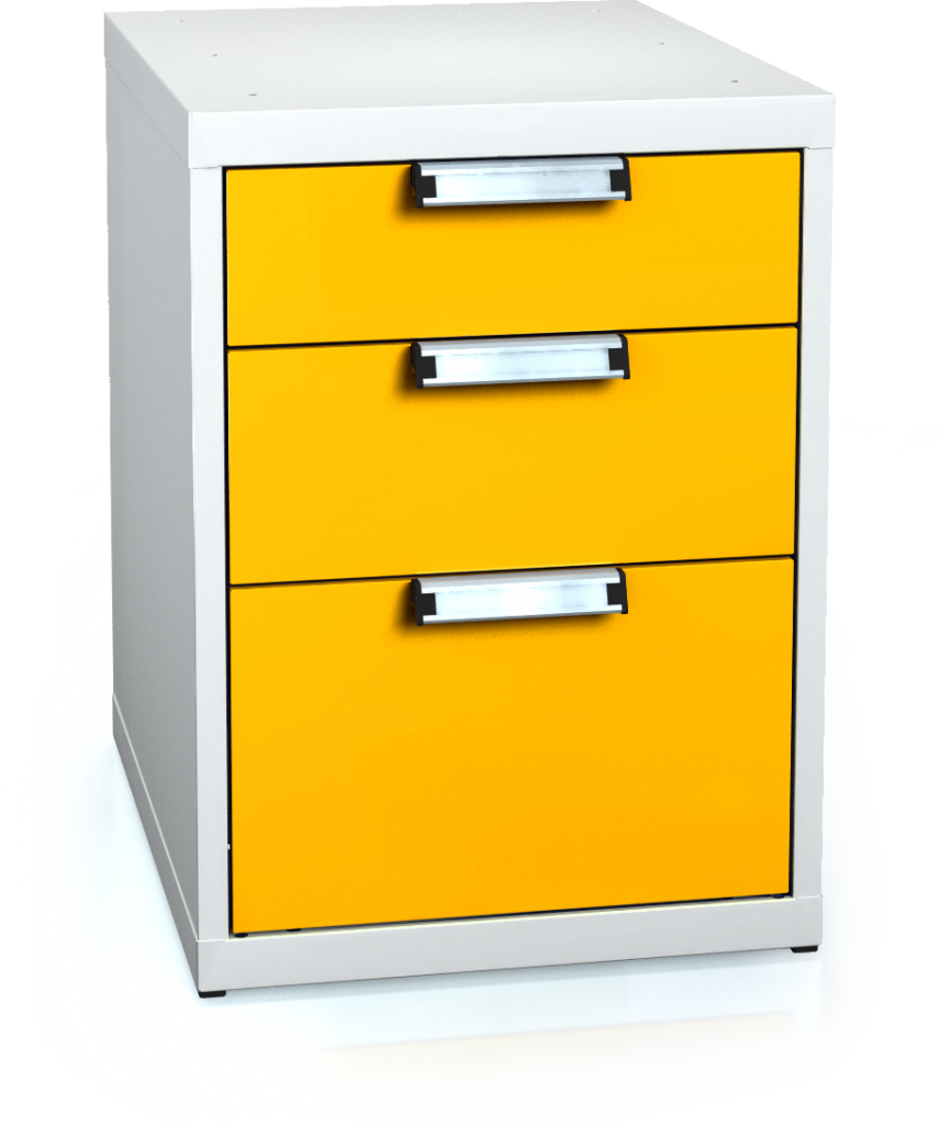 Univerzální kontejner pro pracovní stoly 662 x 480 x 600 - 3x zásuvka